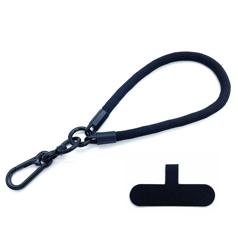 Sturdy Rope Phone Wrist Strap Black