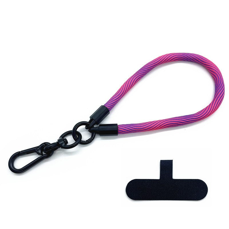 Sturdy Rope Phone Wrist Strap Pink Purple