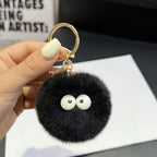 Faux Fur Pompom Balls for Keychain Bag Accessories