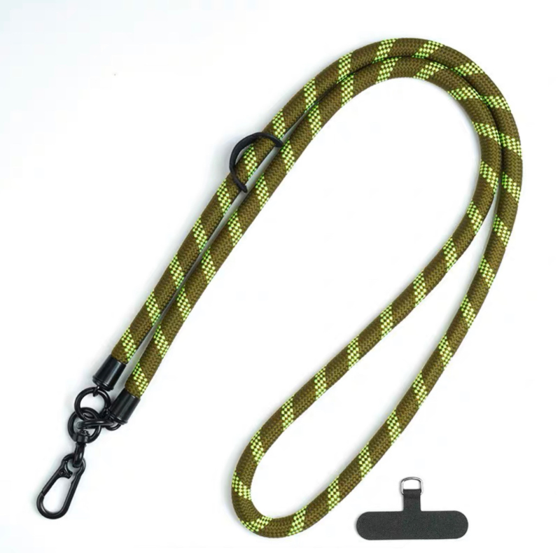 Sturdy Rope Crossbody Phone Lanyard Green