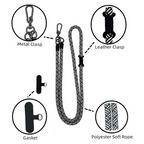 Sturdy Rope Crossbody Phone Lanyard Green