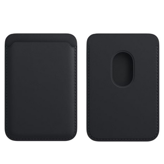 PU Leather Magsafe Card Wallet Black