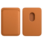 PU Leather Magsafe Card Wallet Brown