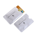 FRID Blocking Security Card Holder-Sliver