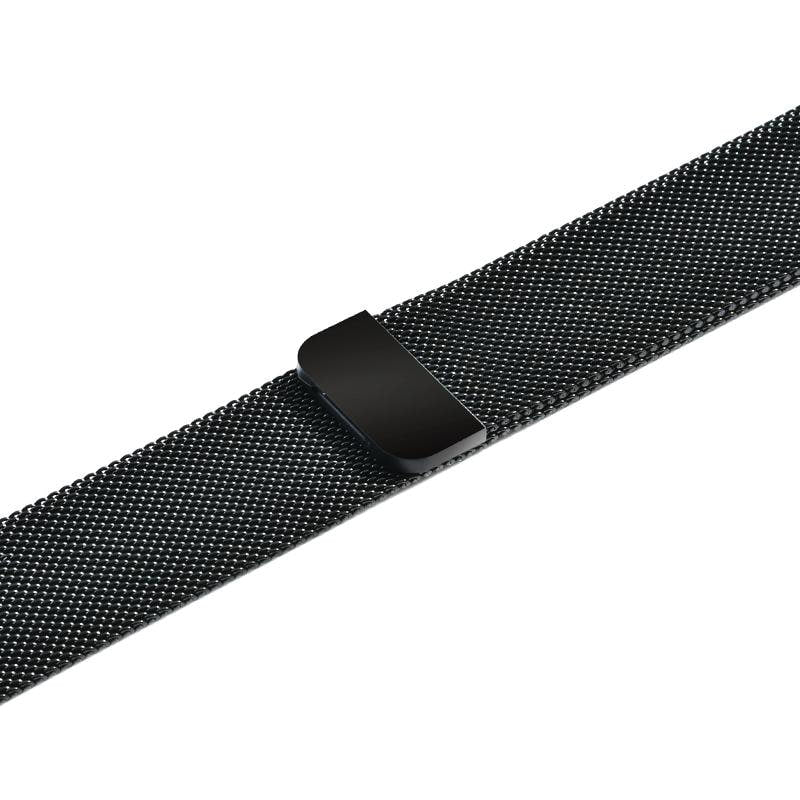 Apple Watch Stainless Steel Milanese Loop Strap Black