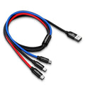 Baseus Three Primary Colors 3-in-1 Cable 3.5A 1.2m