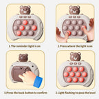 🎮 Limited Stock! Fun Bear Push Bubble Game Console