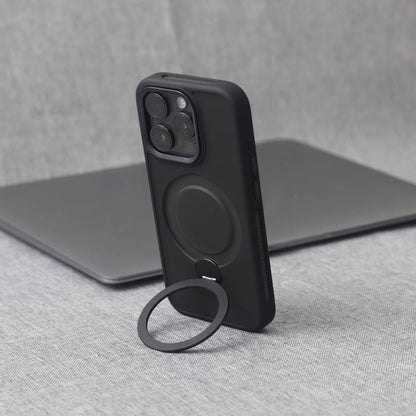 360°  Rotatable Invisible Stand Case for iPhone  – Grey