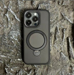 360°  Rotatable Invisible Stand Case for iPhone  – Grey