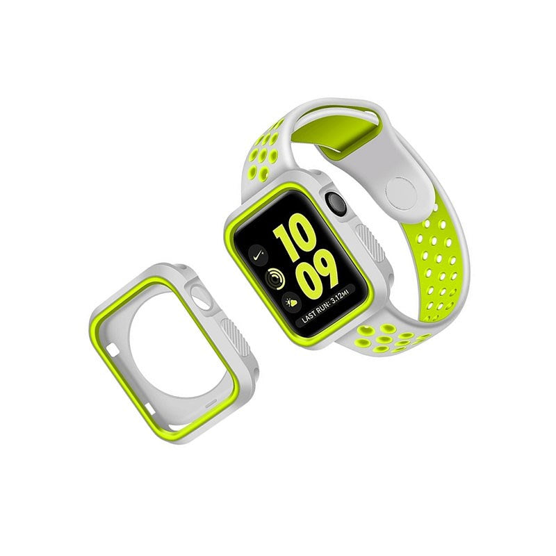 Apple Watch Bumper Protective Case Grey-Neon