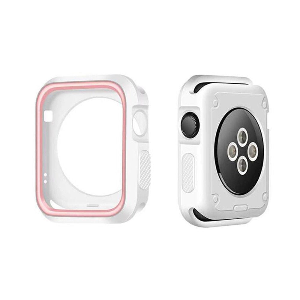 Apple Watch Bumper Protective Case White-Pink