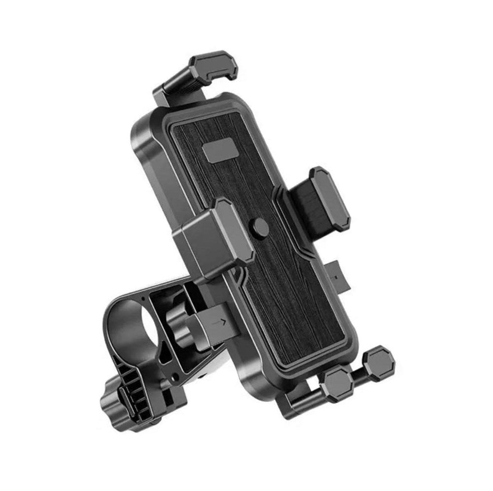 Universal fixed handlebar motorcycle phone holder