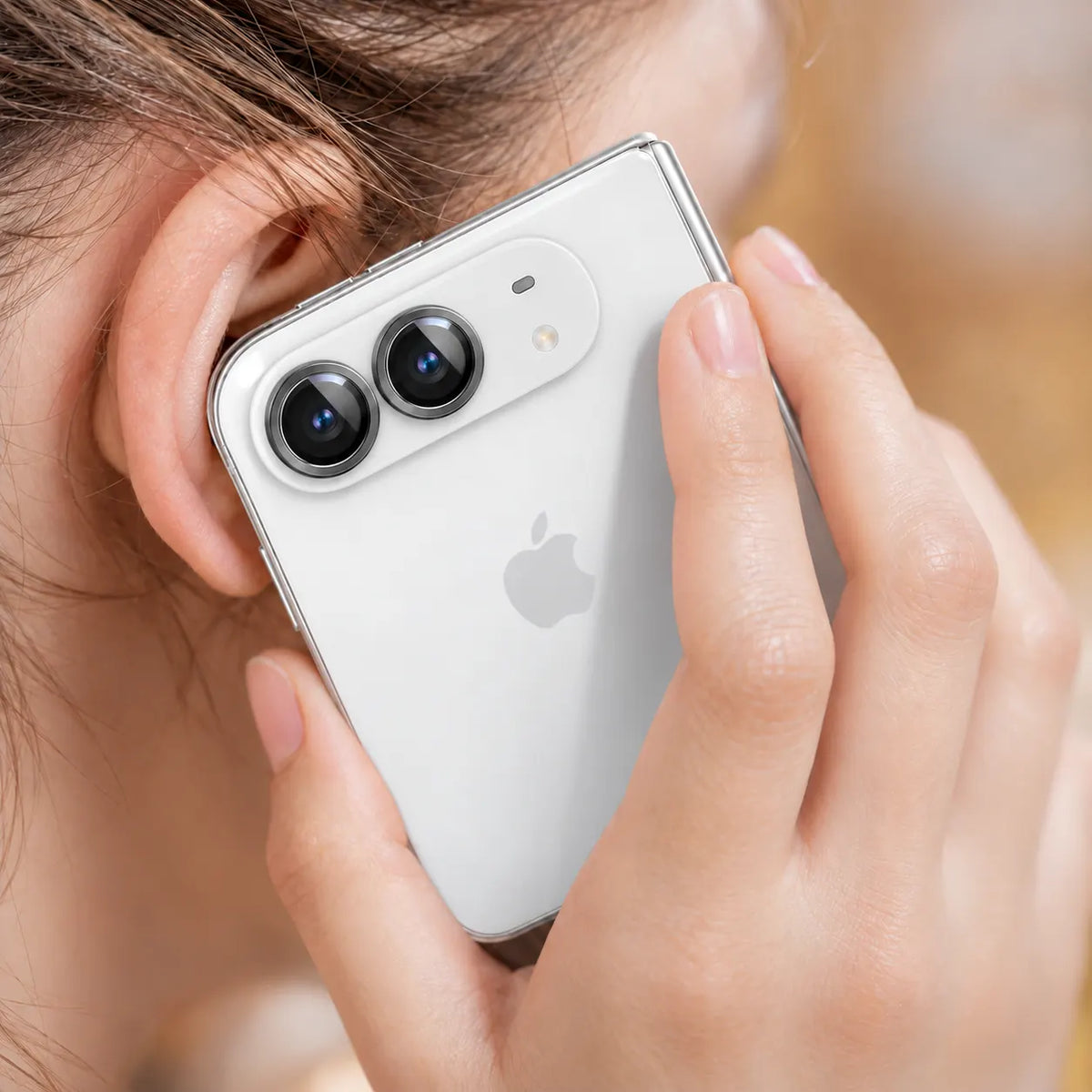 iPhone Duo Camera Lens Protector Tempered Glass Black