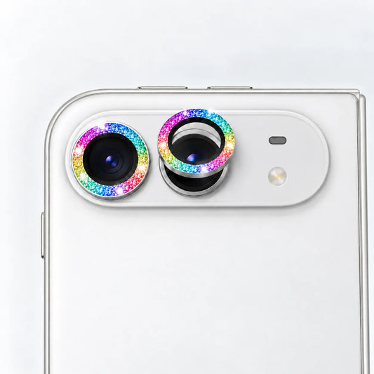 iPhone Duo Camera Lens Protector Tempered Glass Diamond Colorful