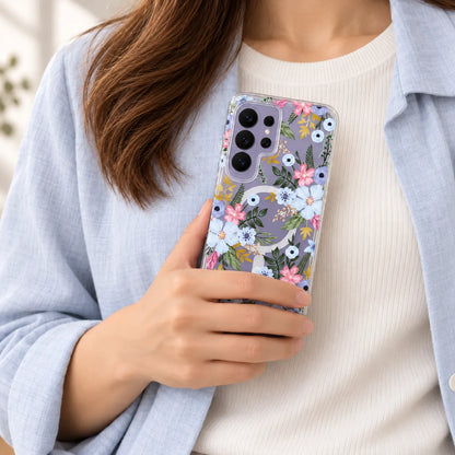 Galaxy S25 Ultra Magsafe Pattern Blue Meadow