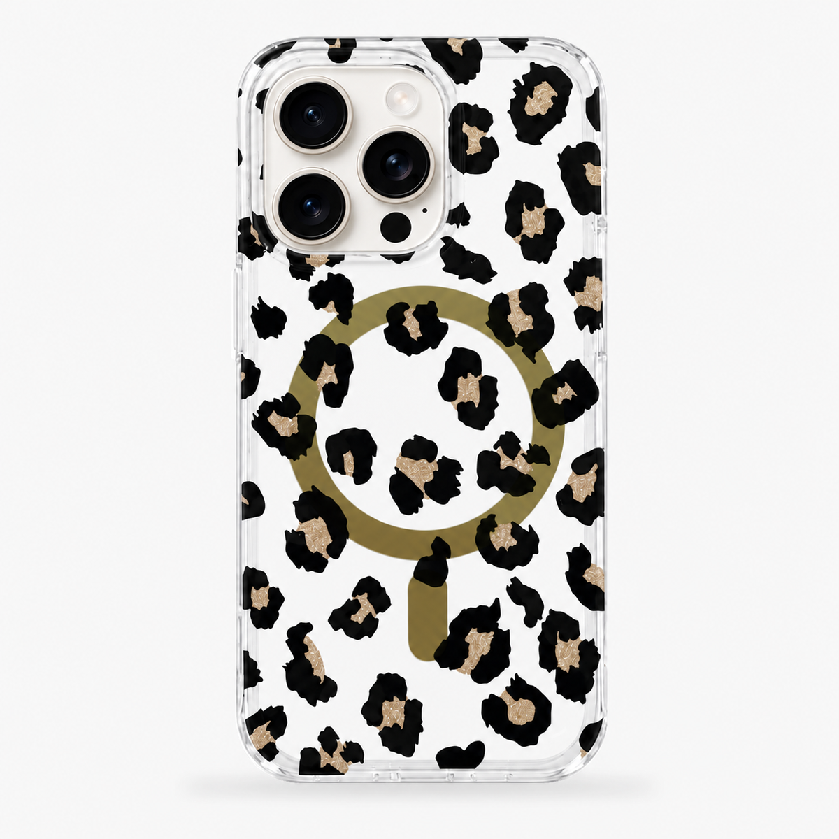 Magsafe Pattern Golden Leopard Case