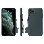 iPhone 12 mini Nebula Leather Back Case – Black