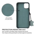 iPhone 12 mini Nebula Leather Back Case – Black