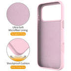 iPhone 17 series Magsafe Invisible Silicone Stand Case - Pink