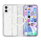Nebula Clear Back Tough Case with MagSafe for iPhone 17 series – Crystal Sparkling