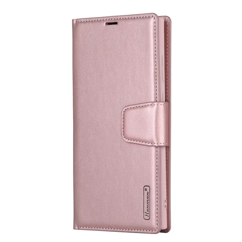 Google Pixel6A 5G Hanman Flip Wallet Case Rose Gold