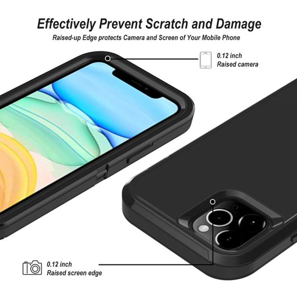 Triple Layered Guard Series iPhone 17 Air – Ultra Protective, Shockproof, Scratch-Resistant Phone Cover (Black)