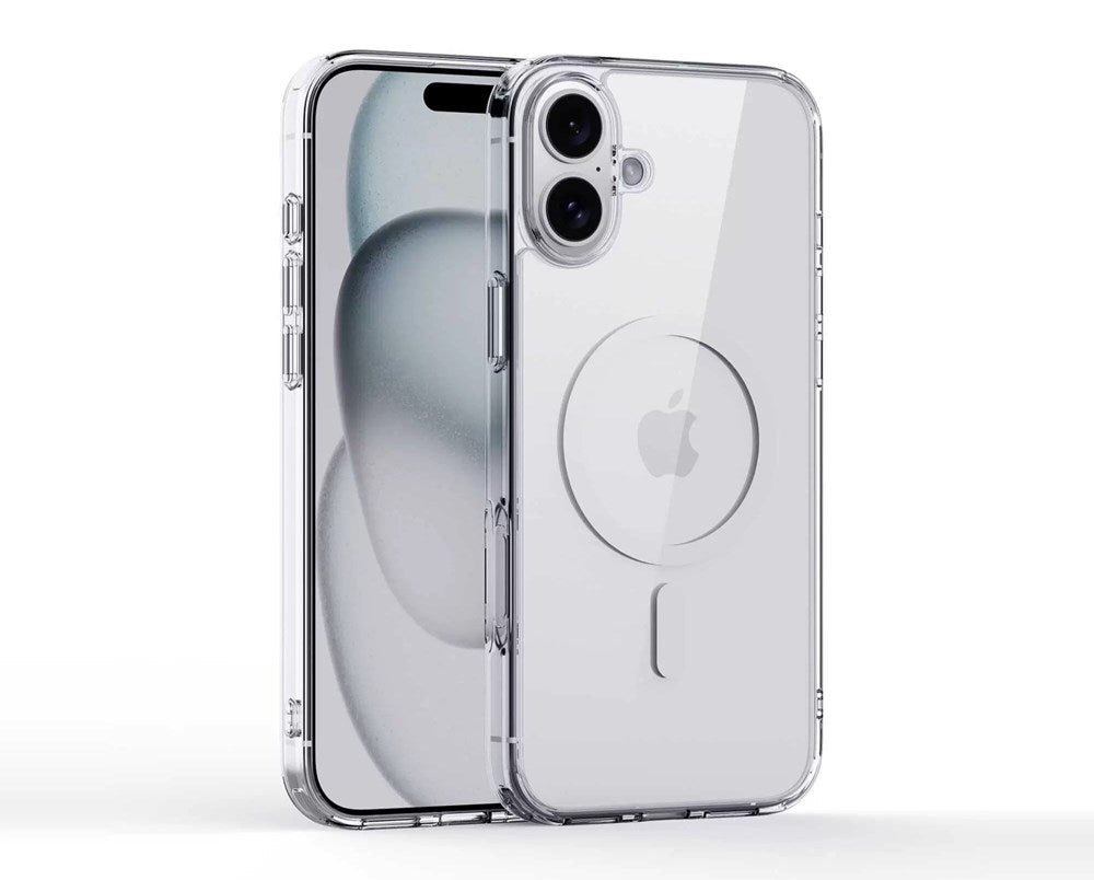 iPhone 16 Magnetic Back Cover Case Clear