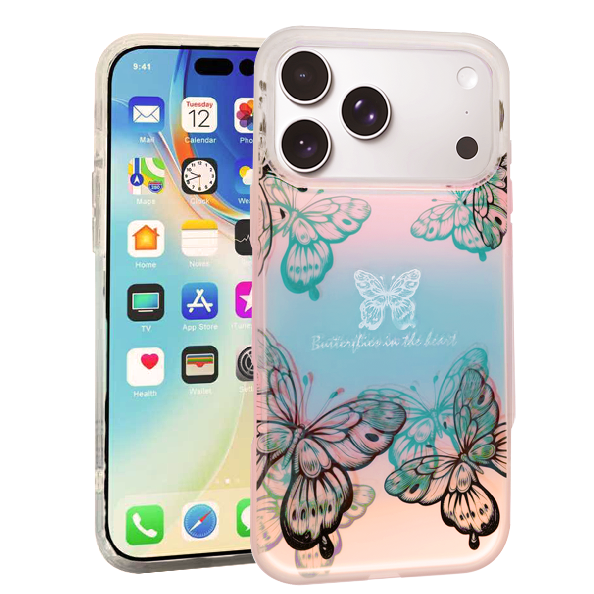 Butterflies in the Heart Case - iPhone Cases