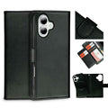 Nebula iPhone 17 Magnetic Detachable Leather Wallet Case Black