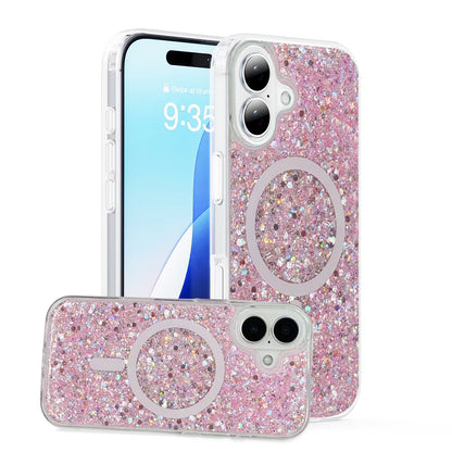 Nebula iPhone 17 Pro Max Magic Glitter Case Pink