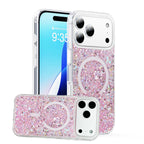 Nebula iPhone 17 Pro Max Magic Glitter Case Pink