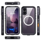 iPhone 17 MagSafe Waterproof Case Black