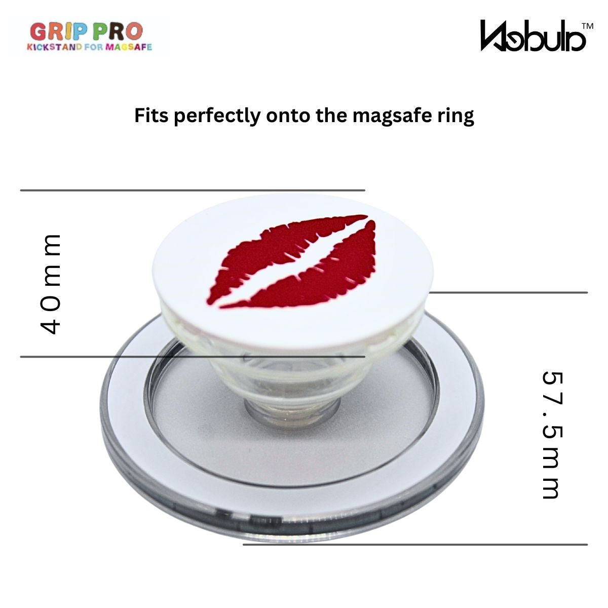 Nebula  GripPro Magnetic Phone Ring Red Lips