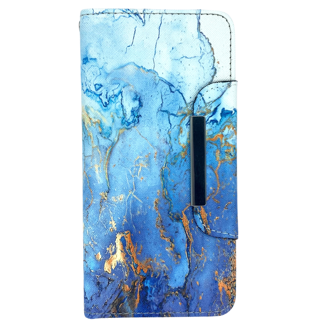 Magnetic Detachable Wallet Case Fantasy Blue - iPhone Cases