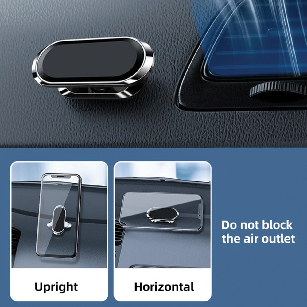 Magnetic Car Phone Holder 360Degree Rotation