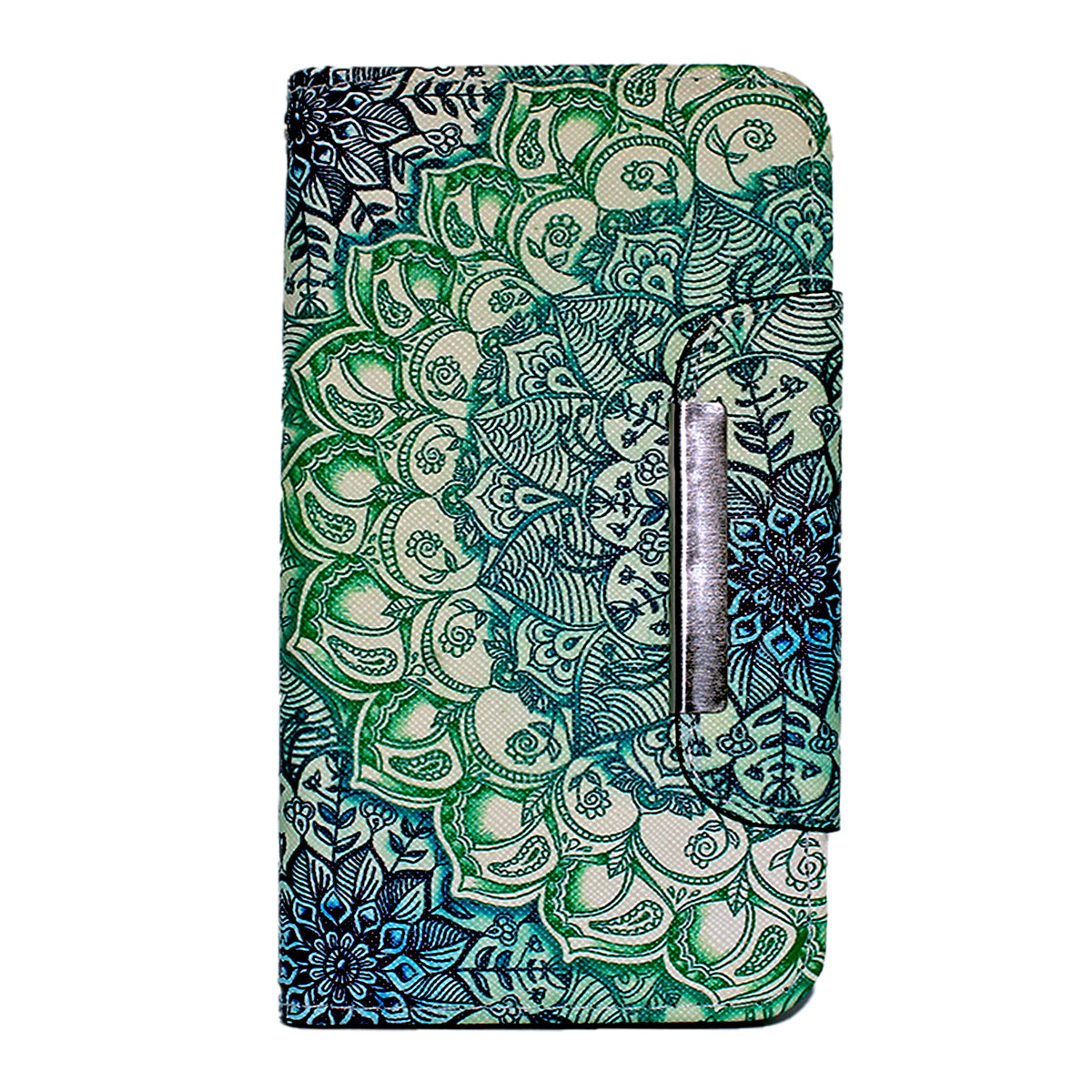 Magnetic Detachable Wallet Case Mandala - iPhone Cases