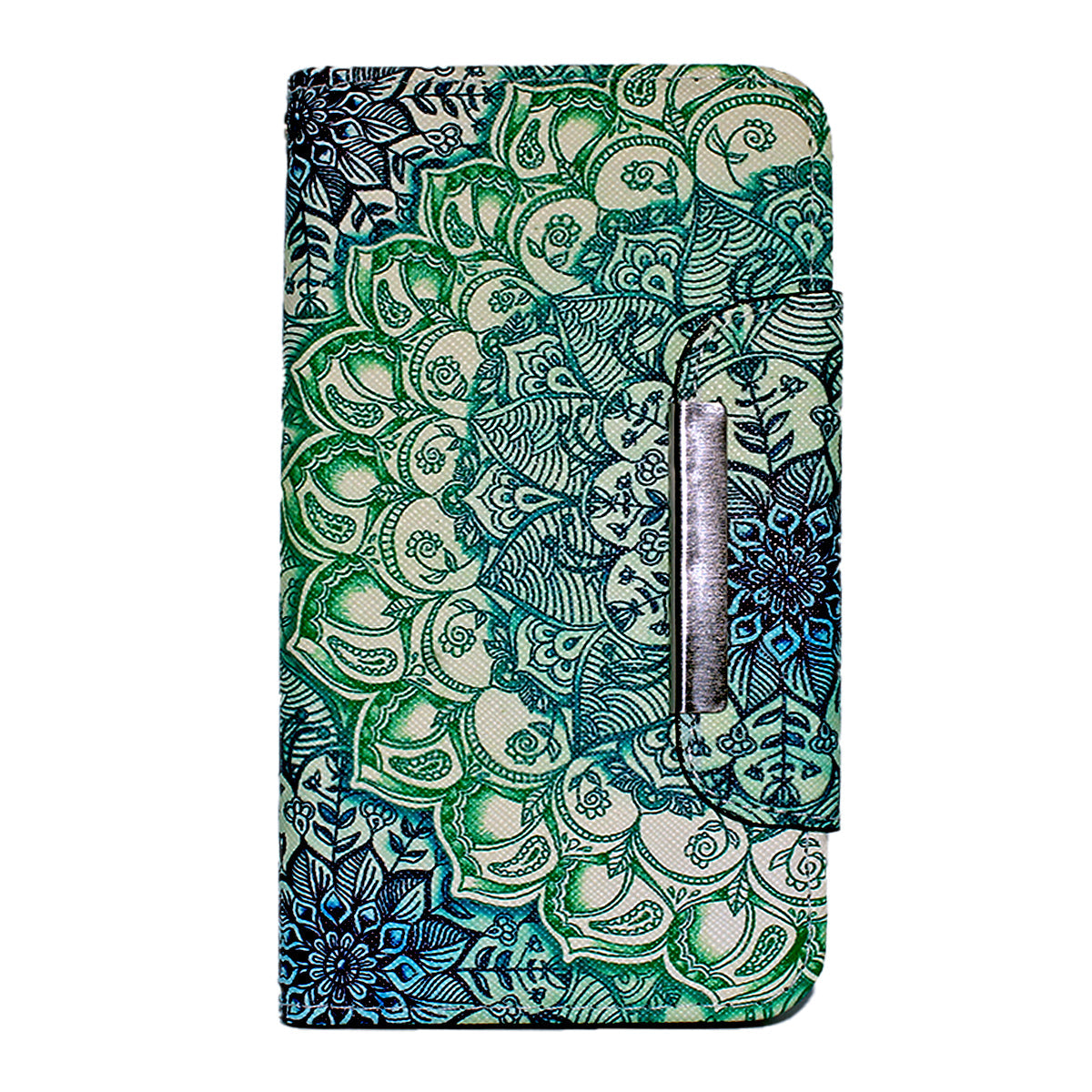 Magnetic Wallet Case Mandala - iPhone