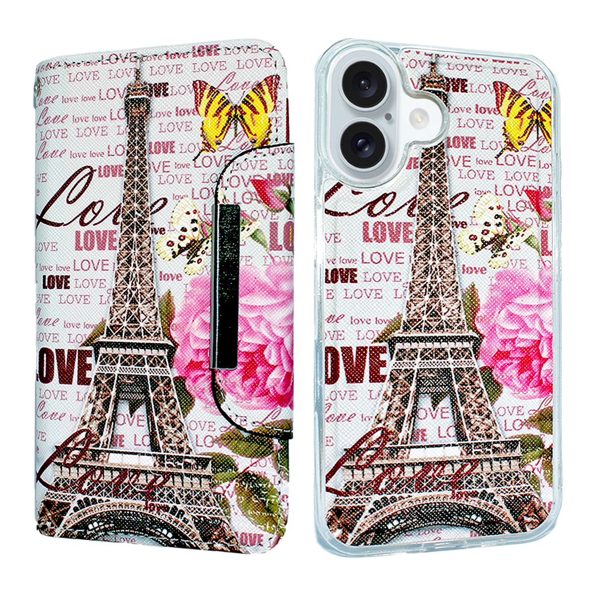 Magnetic Detachable Wallet Case Paris - iPhone Cases