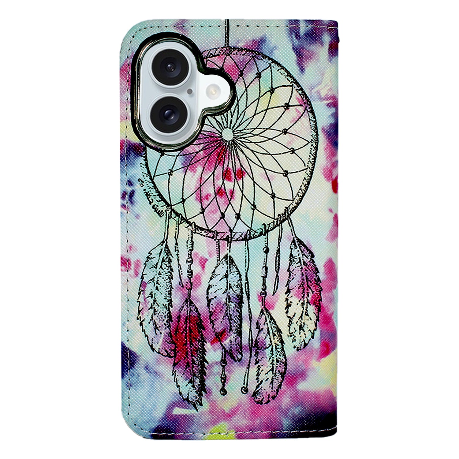 Magnetic Wallet Case Dream Catcher (Color) - iPhone Cases