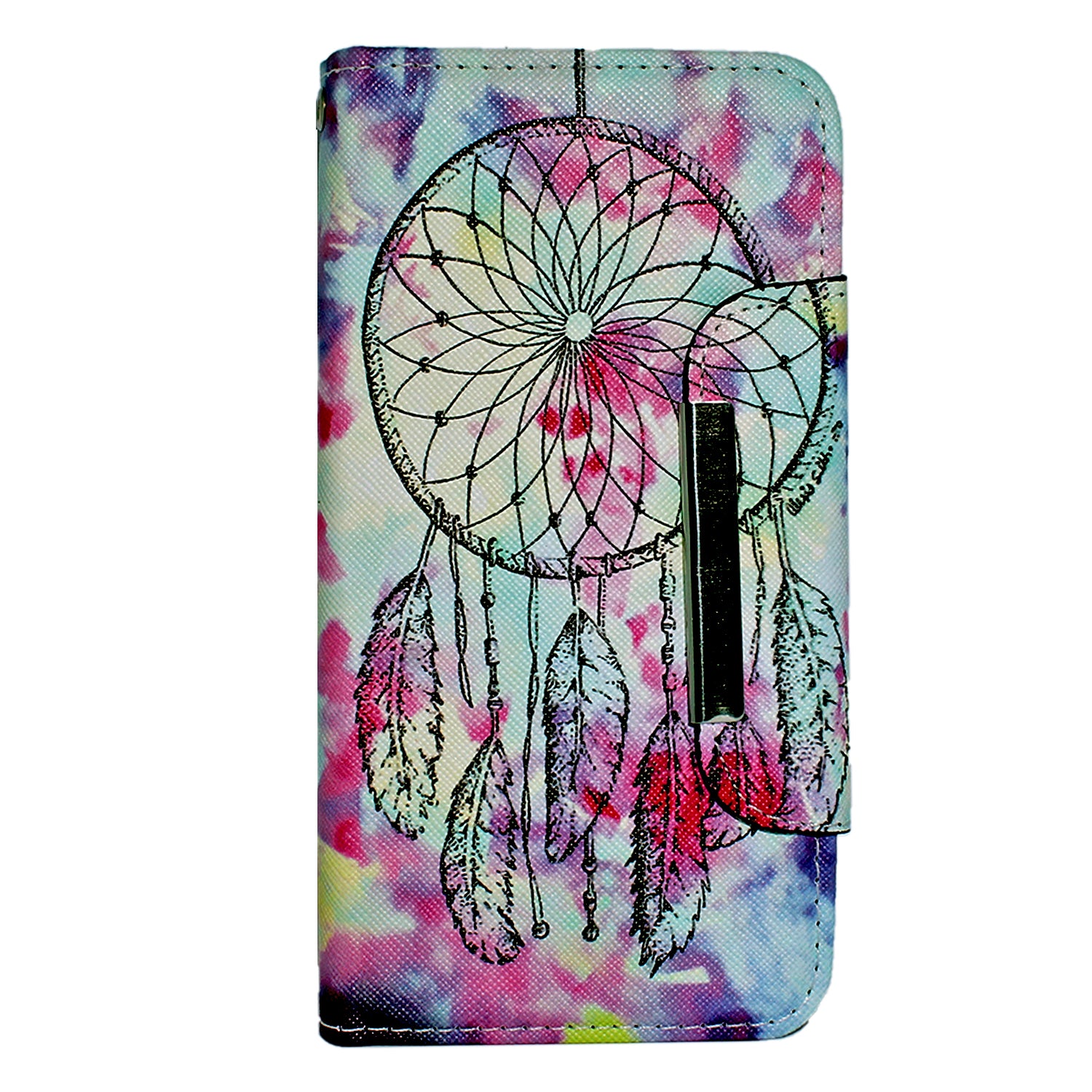 Magnetic Wallet Case Dream Catcher (Color) - iPhone Cases