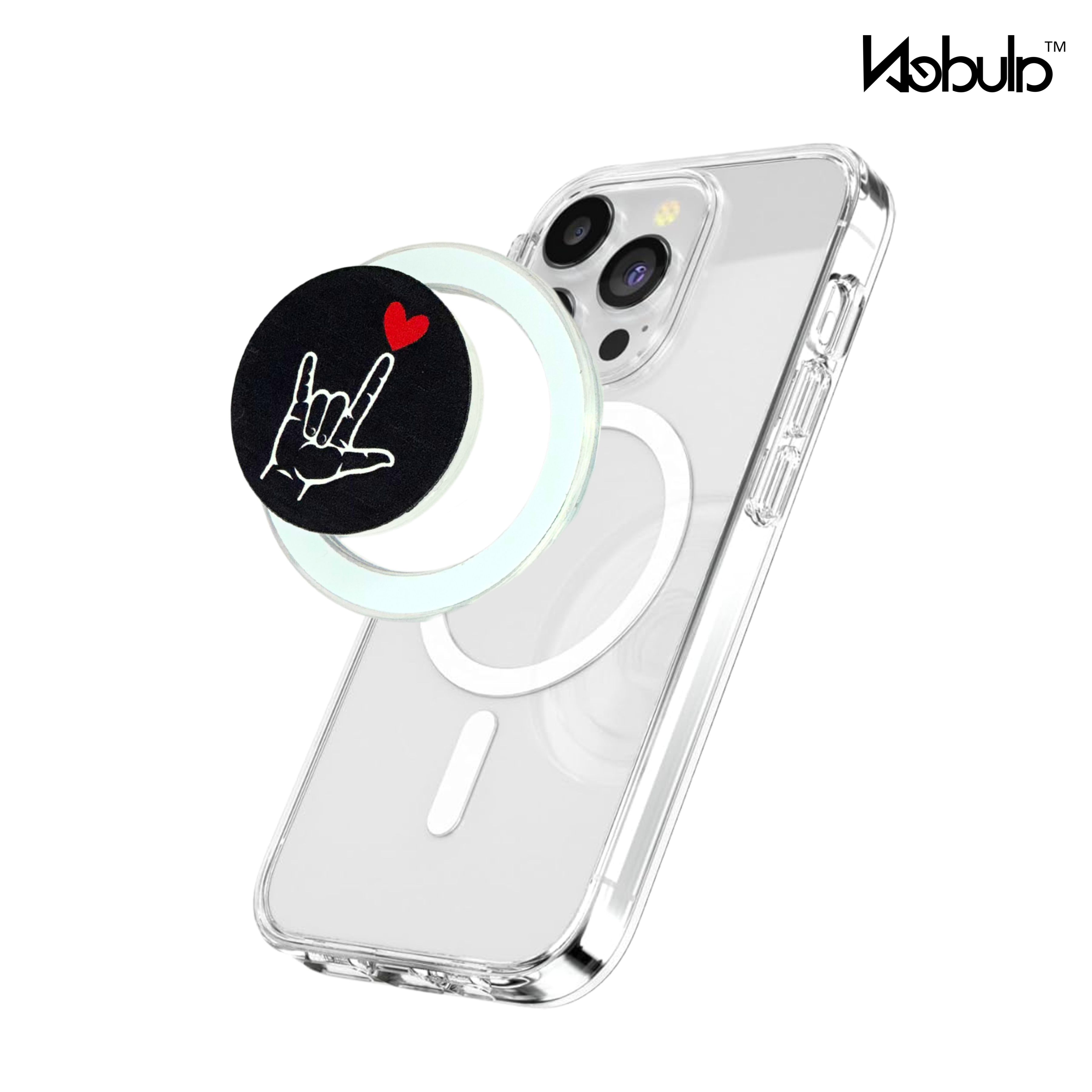 GripPro Magnetic Phone Ring Rock'n'Roll Heart