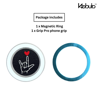 GripPro Magnetic Phone Ring Rock'n'Roll Heart