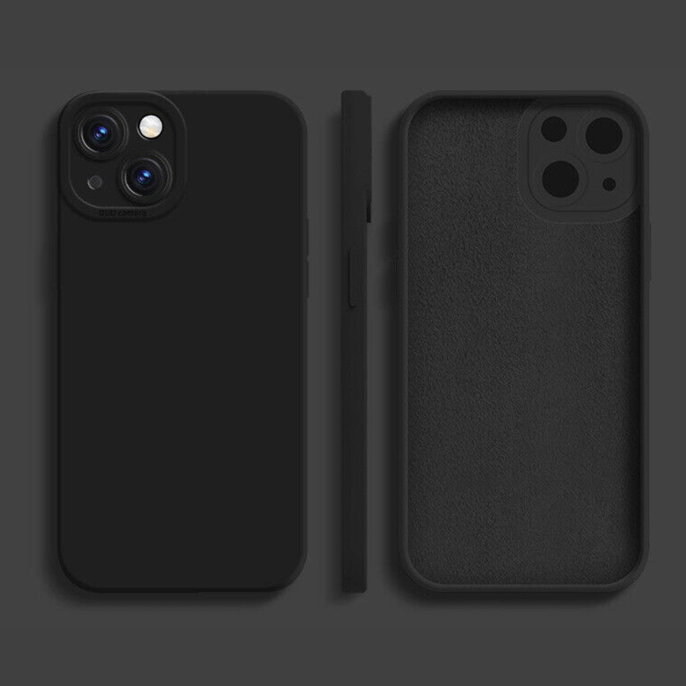 iPhone 12 Pro Silicone Rubber Case Black