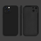 Silicone Rubber Case for iPhone - Black
