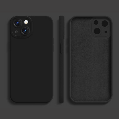 Silicone Rubber Case for iPhone - Black