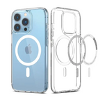 Magnetic Back Cover Clear Case for iPhone