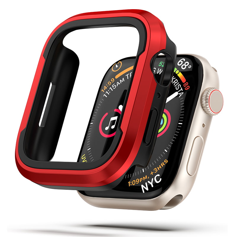 Nebula Apple Watch Protection Edge Case 41mm - Red