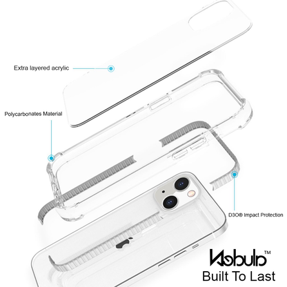 Nebula Clear Back Tough Case Black - iPhone Cases