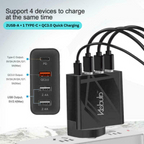 Nebula 48W 3USBA+C Wall Charger – Fast, Safe, and Versatile Charging for All Your Devices