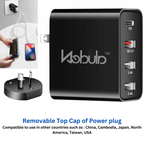 Nebula 48W 3USBA+C Wall Charger – Fast, Safe, and Versatile Charging for All Your Devices